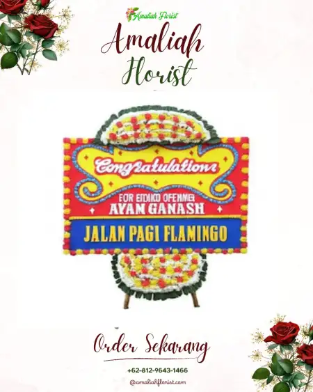 Sewa Papan Bunga Karanggondang